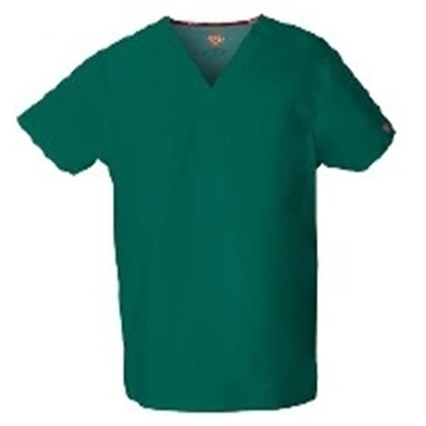 Dickies Scrub Shirt Adult Hunter Green 83706 Small Each