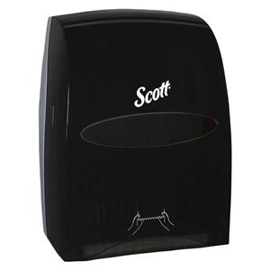 Scott Essential Dispenser Black Plastic Wall Mount For 02001 Hard...