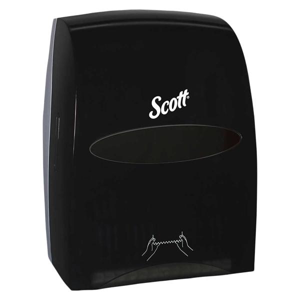 Scott Essential Dispenser Black Plastic Wall Mount For 02001 Hard...