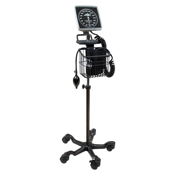 Diagnostix Aneroid Sphygmomanometer Size 9 Blk/Ivr LF Arm 6" Lumescent Dial Ea