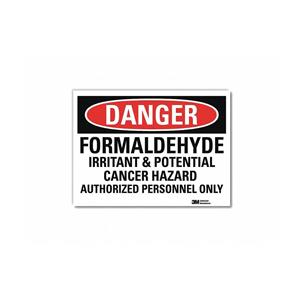 Danger Informational Sign 10x14" 10x14" Self-Adhesive Each