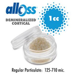 alloOss Dmnrlzd Bn Grft Cortical Particulate Allograft 125-710 Microns 1.0 cc Ea