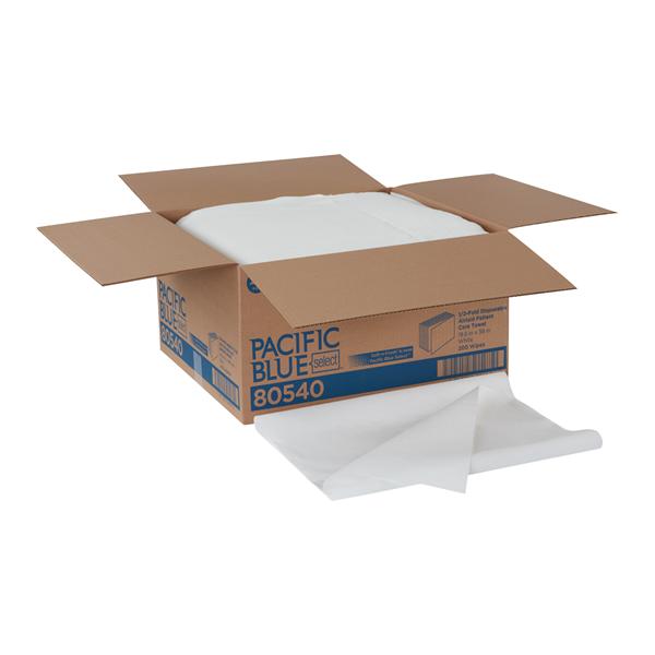 Pacific Blue Select Bath Towel Disposable Airlaid Cellulose Mater...