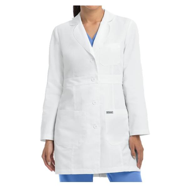 Greys Anatomy Jacket Lab Coat 34 in X-Large White Womens Ea