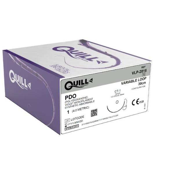 Quill Knotless Tissue Closure Device Suture Polydioxanone Monofil...