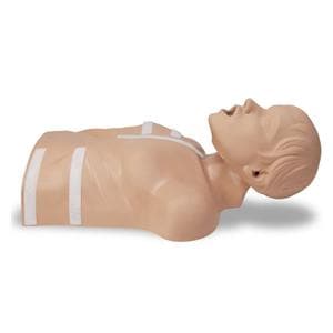 AED Plus Upper Half Training Manikin Light Skin Male Adult With A...