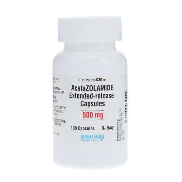 Acetazolamide 500mg Each