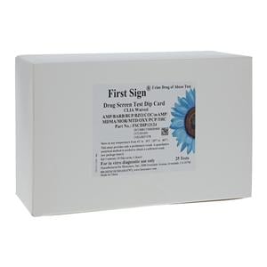 First Sign DOA: Drugs of Abuse Dipcard CLIA Waived 12 Panel BARB/...