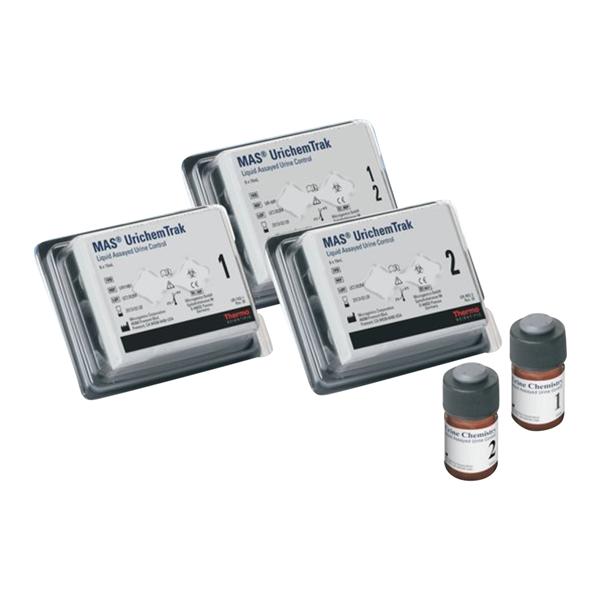 MAS UrichemTRAK Urine Chemistry Bi-Level Control 6x15mL For Analyzer 6/Pk