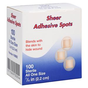 Hospital Quality Adhesive Bandage Plastic 7/8" Sheer Sterile 100/...