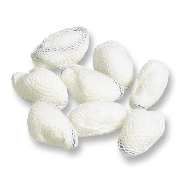 American White Cross Gauze Peanut Sponge 3/8" White