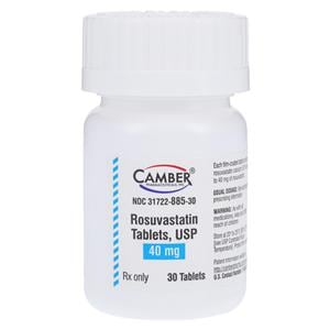 Rosuvastatin Calcium Tablets 40mg Bottle 30/Bottle Each