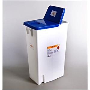 SharpSafety Pharmaceutical Waste Container 18gal White 12.75x18.25x26" Plstc Ea