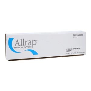 Air / Water Sleeve 2.5 in x 10 in Clear 500/Box, 24 BX/CA