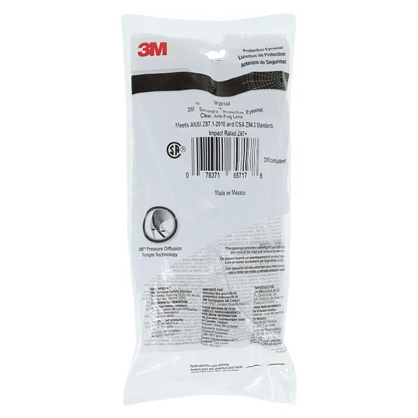 Eyewear Protective 3M™ SecureFit One Size Fits Most Clear Lens Ea, 20 EA/CA