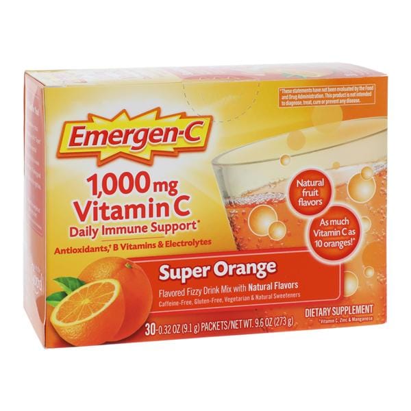 Emergen-C Mix Super Orange 30/Box, 12 BX/CA