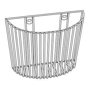 Wall Basket Neutral White For Inflation System Each