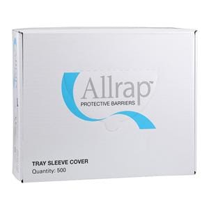 Allrap Tray Sleeve 10.5 in x 14 in Clear Disposable 500/Box, 4 BX...