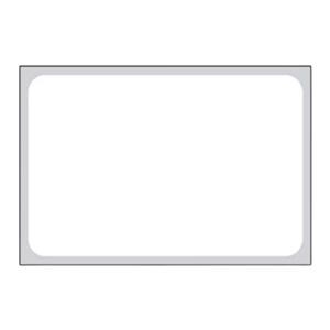 Label Thermal Ppr 2x1-1/4 Perm White 8/Bx 8/Bx