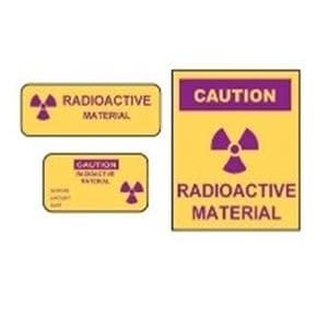 Caution Radiation _ Label 20/Package