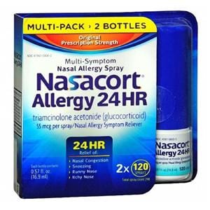 Nasacort Allergy Spray 55mcg 24 Hour Each