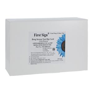 First Sign DOA: Drugs of Abuse Dipcard CLIA Waived 10 Panel AMP/B...