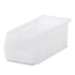 Organizer Bin Semi-Clear Heavy Duty Polymer With Label Slot 5-1/2x10-7/8x5" Ea