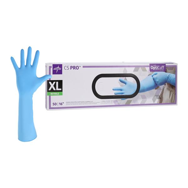 CS PRO Nitrile Exam Gloves X-Large Blue Non-Sterile, 10 BX/CA