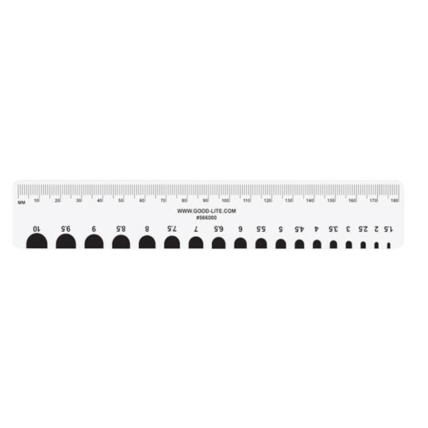 Pupilometer Ruler Plastic Each