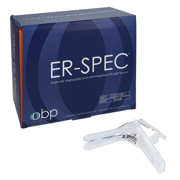 ER-SPEC Vaginal Speculum Small Lighted 18/Box, 4 BX/CA
