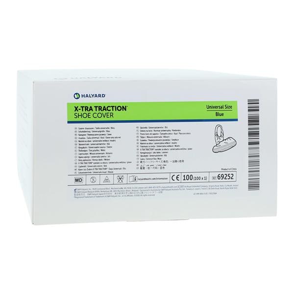 X-TRA TRACTION Shoe Cover SMS Size Universal Blue Non Sterile Dis...