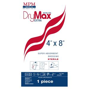 DryMax Extra Sodium Polyacrylate Polymer/Cellulose Fiber Dressing...