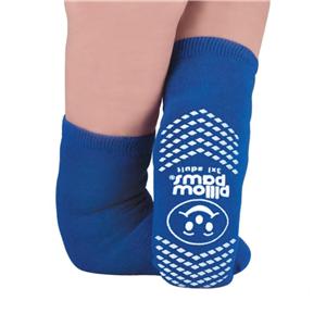 Pillow Paws Patient Socks Polyester Adult Unisex Royal Blue Size...