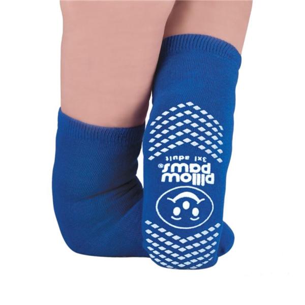 Pillow Paws Patient Socks Polyester Adult Unisex Royal Blue Size...