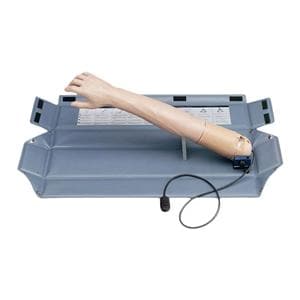 IV Training Arm 26-3/4" Carry Case/Red Dye/5ml & 50ml Syringes/Ta...