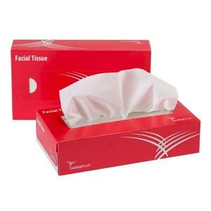 Facial Tissue White 2 Ply Standard Cube Box 100/Box, 30 BX/CA
