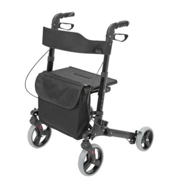 HealthSmart Gateway Eurostyle Rollator 300lb Capacity 8" Front/7"...