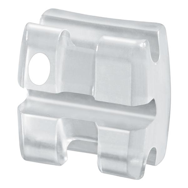 NeoLucent® Plus™ MBT Rx Ceramic Bracket .018 UR4/5 -7T 0A 0O With Hook 5/Pk