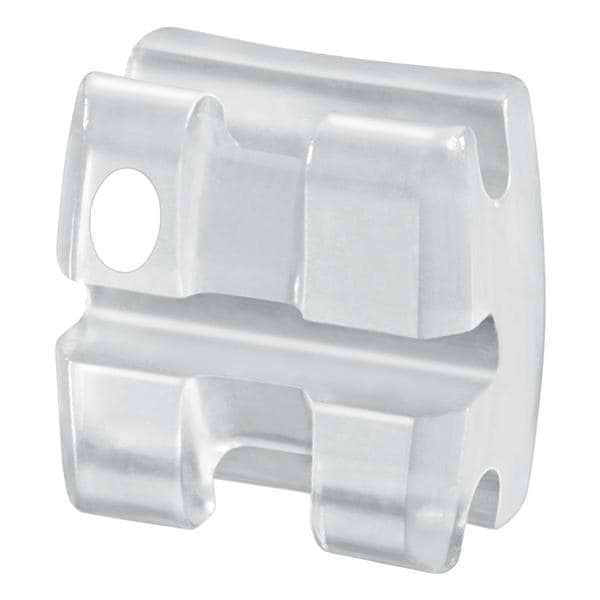 NeoLucent® Plus™ MBT Rx Ceramic Bracket .018 LR5 -17T 2A 0O With Hook 5/Pk