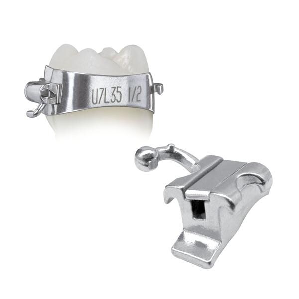 Elite Molar Band Pre-Welded Assembly UR6 -10T /0A+10Off Size 43 Single 1/Pk