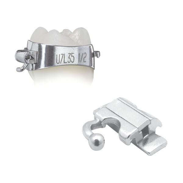 Elite® Molar Band Pre-Welded Assembly LL6 -25 T/0A/+4Off Size 34 Single 1/Pk