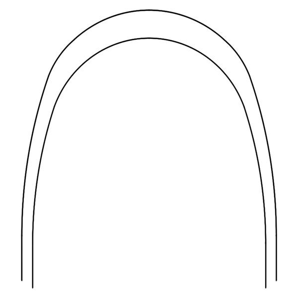 Archwire Nitanium Lower 0.016 in 10/Pk