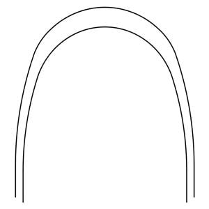 Archwire Nitanium Lower 0.018 in 10/Pk