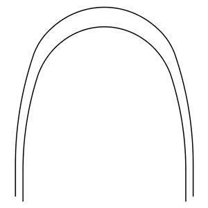 Archwire Nitanium Lower 0.018 in 100/Pk