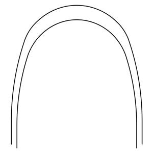 Archwire Nitanium Upper 0.020 in 100/Pk