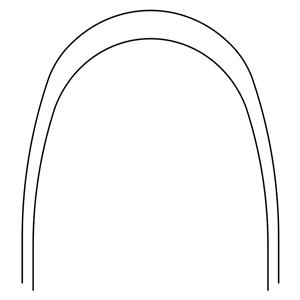 Archwire Nitanium Lower 0.020 in 10/Pk