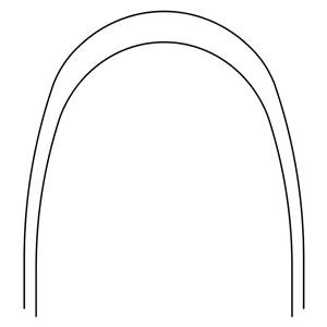 Archwire Nitanium Upper Pro Form Arch 0.016 in x 0.016 in 100/Pk