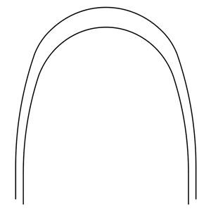 Archwire Nitanium Upper Pro Form Arch .018 x. 025 100/Pk