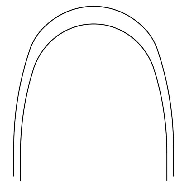 Archwire Nitanium Upper .018 x .018 in Ea