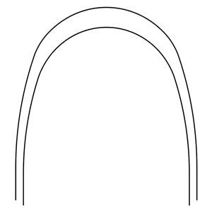 Archwire Nitanium Lower 0.018 in Ea